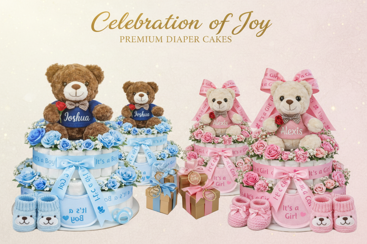 Bespoke Diaper Cake Creations