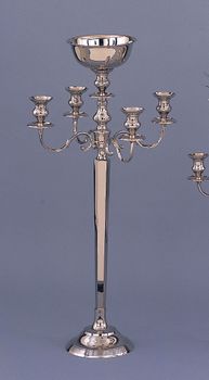Couture Candelabra Stand – Silver Edition #0054