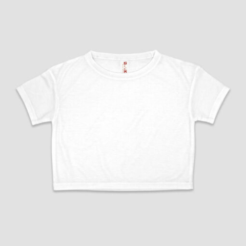 Women's Festival Crop Tops - 100% Polyester - Neil & David White XL