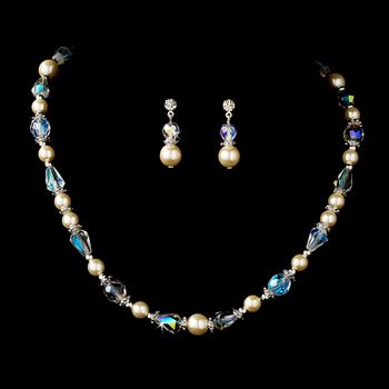 Regal Crystal Set – Silver Ivory Pearl Edition #1326