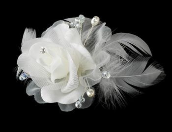 Radiant Floral Comb – White Edition #0837