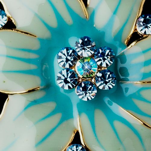 Signature Crystal Accent – Gold Blue Edition #0983