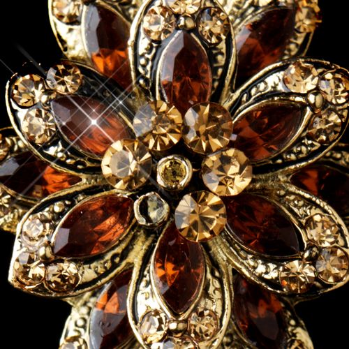 Radiant Rhinestone Earrings – Rose Gold Edition #0623