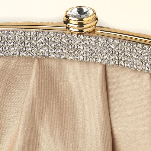 Ethereal Satin Clutch – Rose Gold Edition #0044