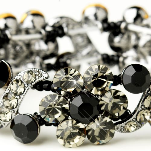 Opulent Crystal Bracelet – Black Crystal Bracelet Edition #1116