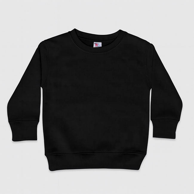Toddler Fleece Sweatshirts - Black - 100% Polyester Black 5T