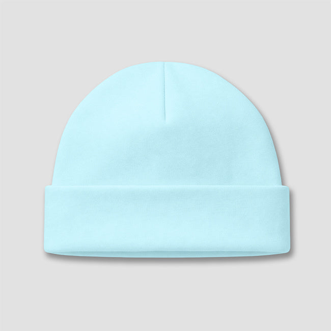Baby Beanie Hat – Premium 100% Cotton Navy additional image 3