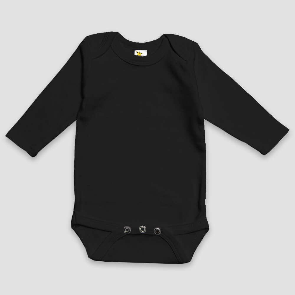 Baby Long Sleeve One-Piece Onesies – Premium 100% Cotton Navy additional image 2