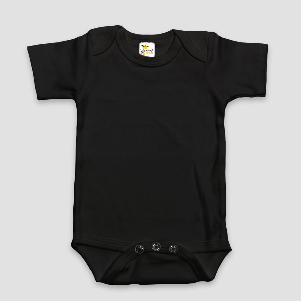 Baby Short Sleeve One-Piece Onesies – Premium 100% Cotton White additional image 5