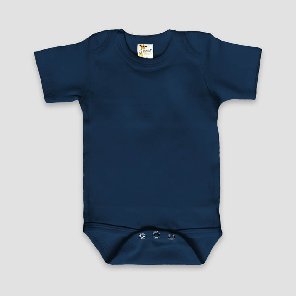 Baby Short Sleeve One-Piece Onesies – Premium 100% Cotton Black additional image 5