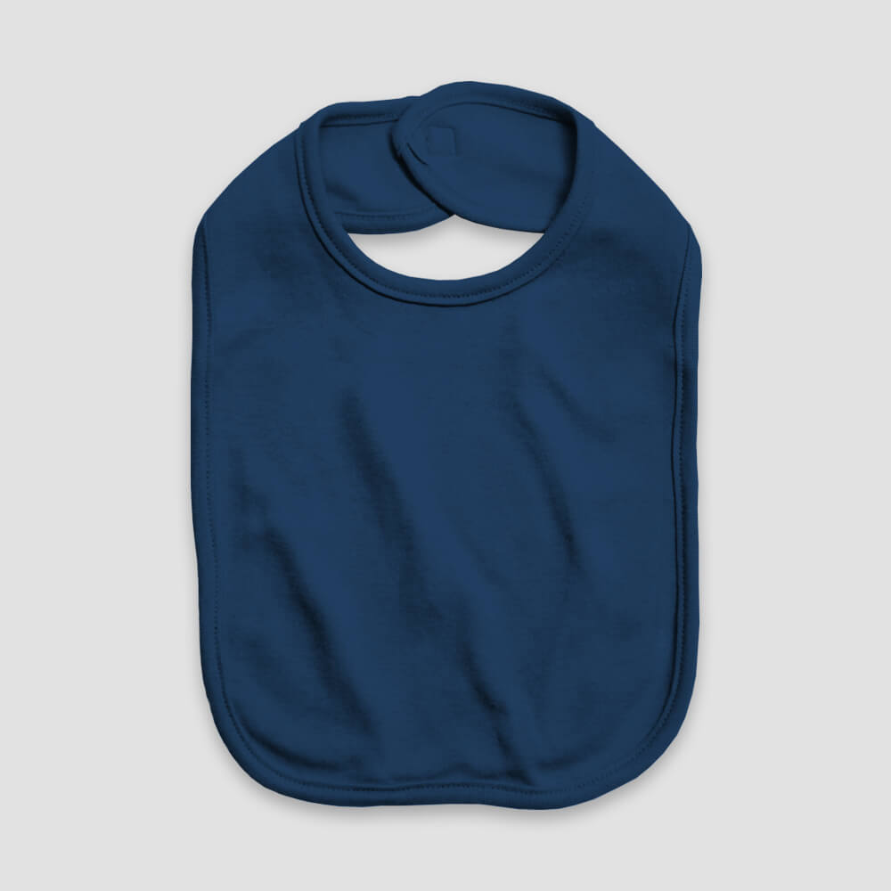 Baby Bibs with Velcro Closure – 2 Ply – Premium 100% Cotton Black additional image 3