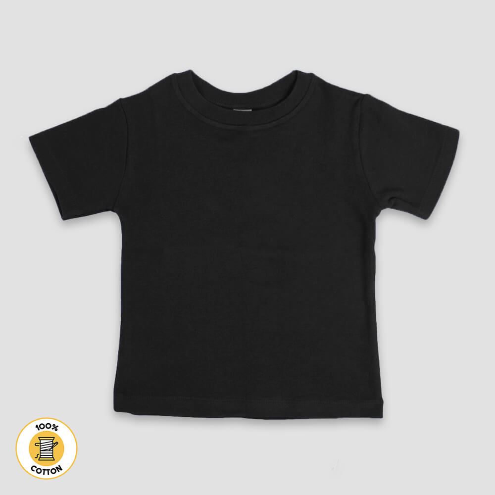 Baby Crew Neck T-Shirts – Premium 100% Cotton Navy additional image 1