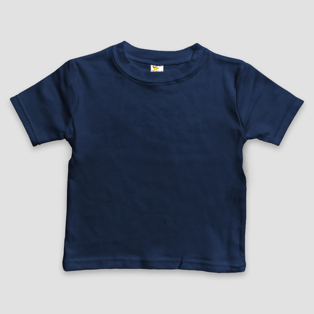 Toddler Crew Neck T-Shirts – Premium 100% Cotton Navy Navy 5T
