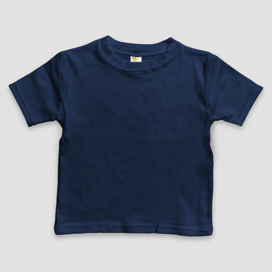 Toddler Crew Neck T-Shirts – Premium 100% Cotton Navy Navy 5T
