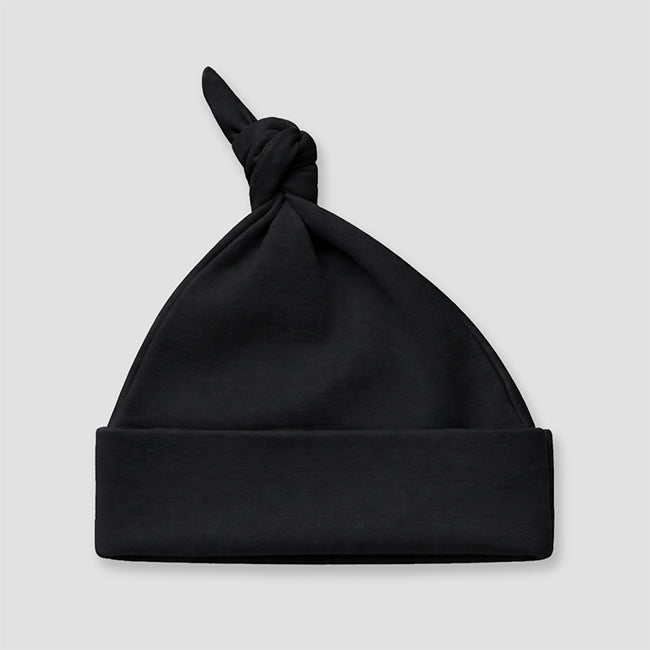 Baby Knotted Beanie Hats – Polyester Cotton Blend Pink additional image 4