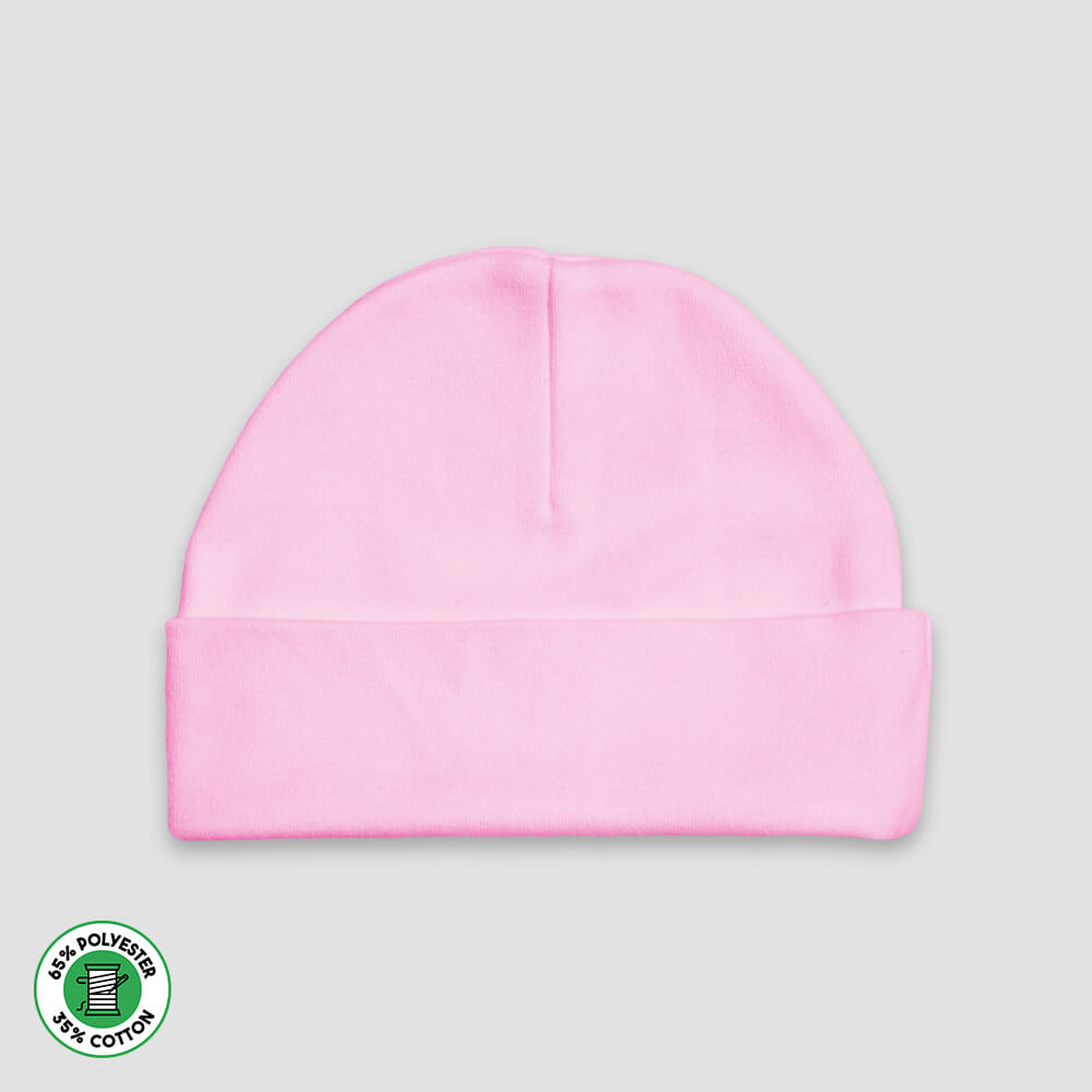 Baby Beanie Hats – Polyester Cotton Blend Black additional image 3