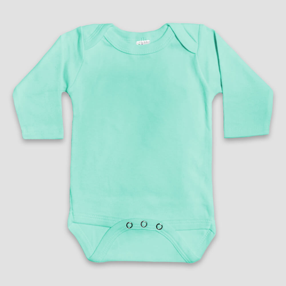 Baby Long Sleeve One-Piece Onesies – Polyester Cotton Blend Pink additional image 3