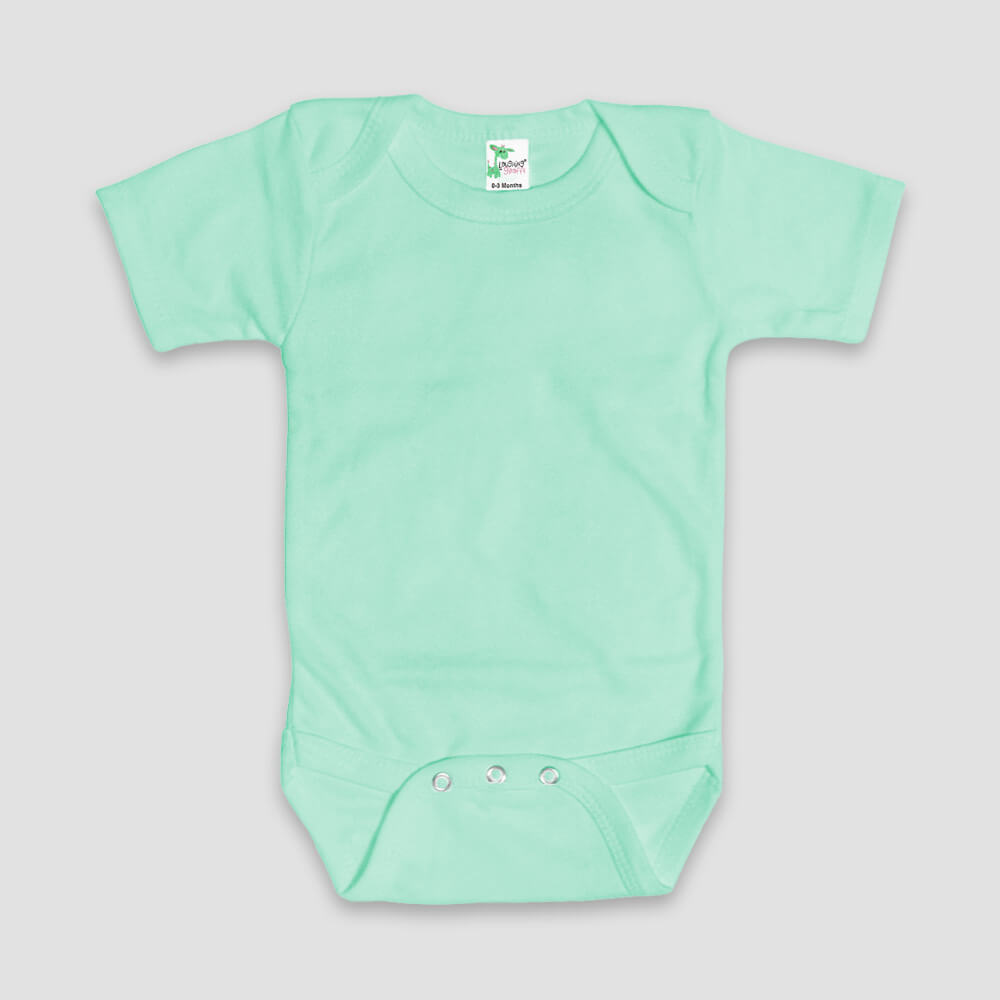 Baby One-Piece Onesies Short Sleeve – Polyester Cotton Blend White additional image 3