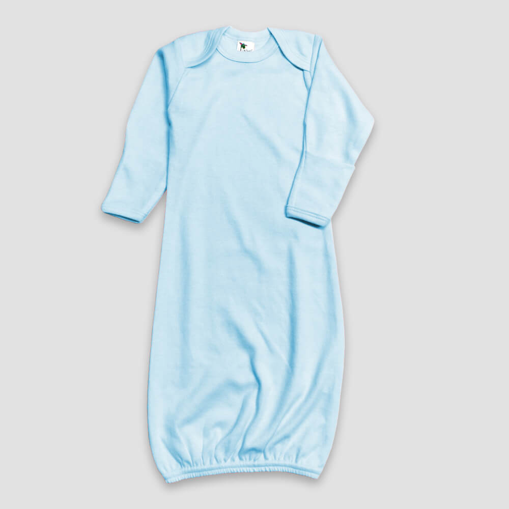 Baby Sleep Gowns With Mittens – Polyester Cotton Blend Yellow additional image 1