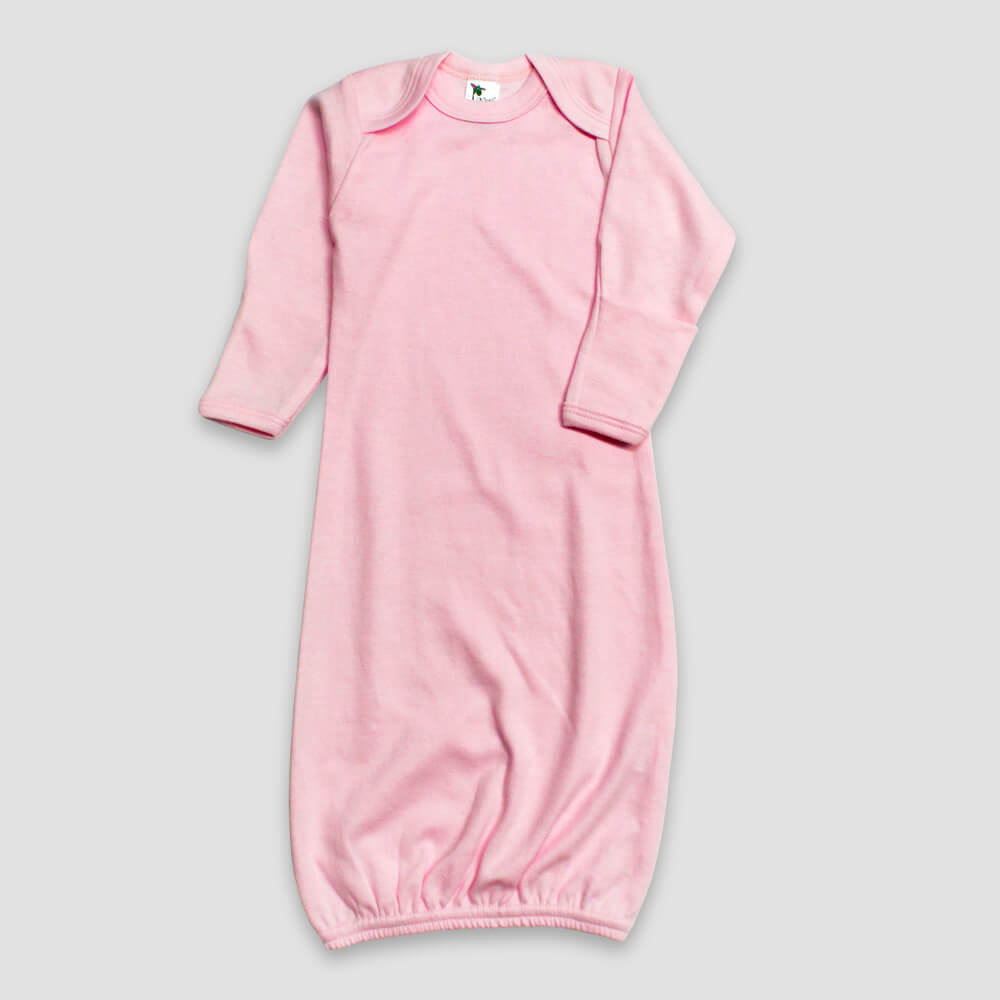 Baby Sleep Gowns With Mittens – Polyester Cotton Blend White additional image 2