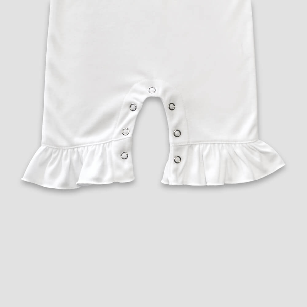 Baby One-Piece Long Sleeve Ruffle Jumpsuit – 100% Polyester additional image 2