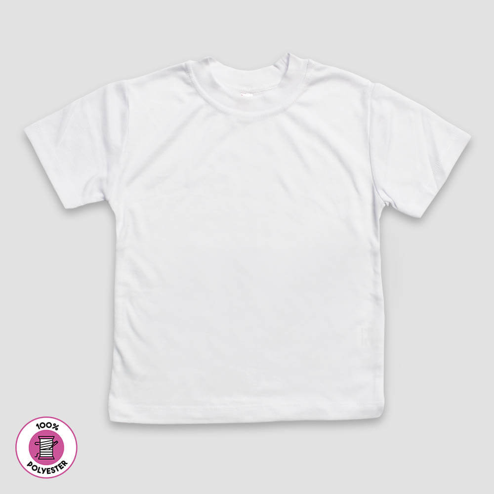 Toddler Short Sleeve T-Shirts – 100% Polyester Silver additional image 2