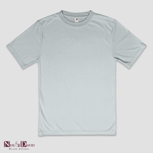 Men’s T-Shirts – 100% Polyester Silver Silver XS