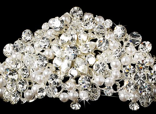 Regal Swarovski Tiara – Ivory Edition #0175