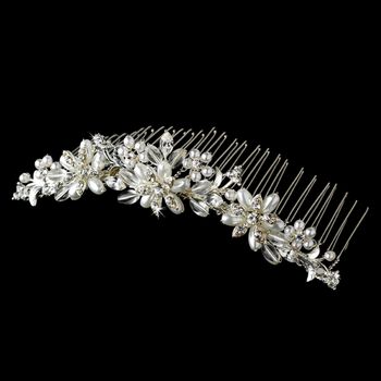 Luxe Pearl Hairpiece – White Edition #0269