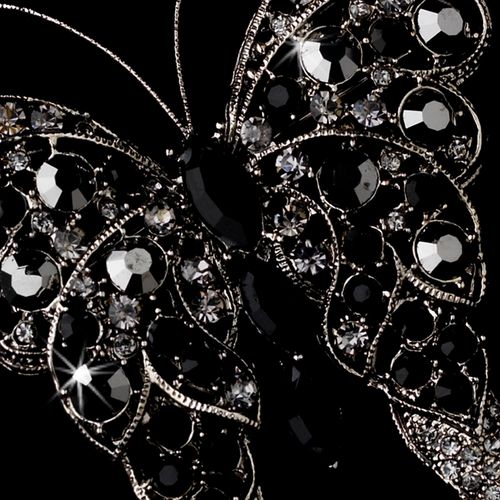 Opulent Rhinestone Brooch – Butterfly Brooch Edition #1408