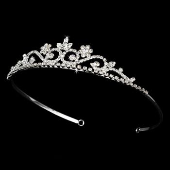 Silver And Clear Stone Tiara Hp 6240 34