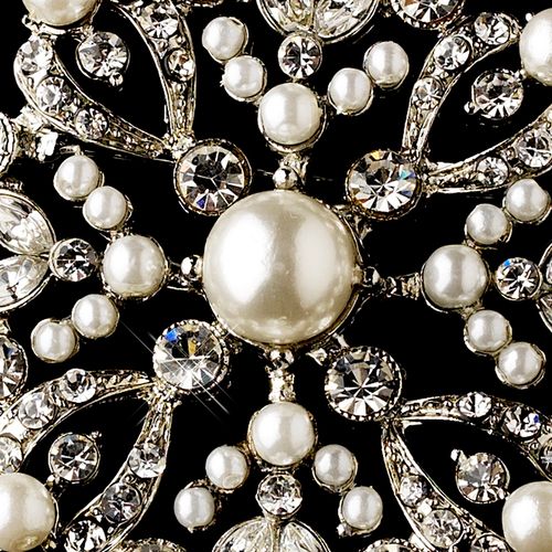 Glamour Floral Piece – Silver Edition #0164