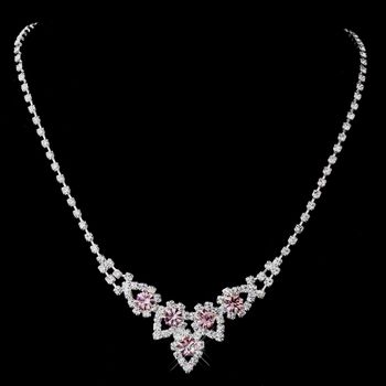 Luxe Rhinestone Necklace – Silver Edition #0887