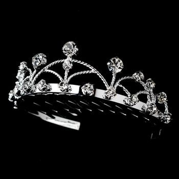 Radiant Pearl Hairpiece – Crystal Edition #1034