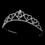 Sweet 15 Quincea Era Rhinestone Covered Tiara 460 In Silver Available In Many Colors 36