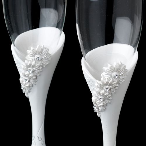 Regal Toasting Flute Set – Ivory Edition #0362