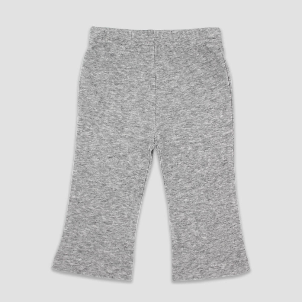 Luxe Baby Girls Flare Leggings Pants - Polyester-Cotton Blend Black additional image 1